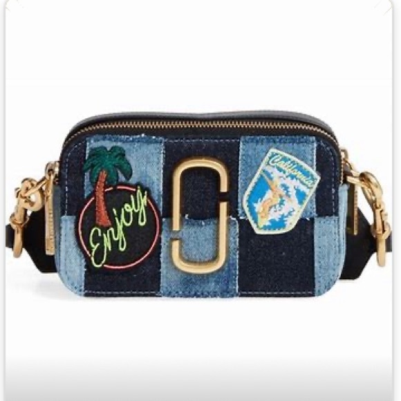 Marc Jacobs denim patch snapshot crossbody bag - Picture 8 of 11